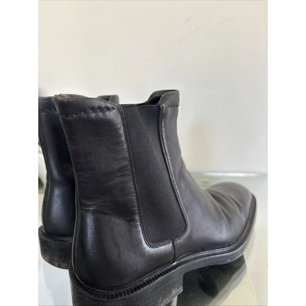 Rare Vintage Tom Ford Gucci Black Leather Chelsea Boots 8D